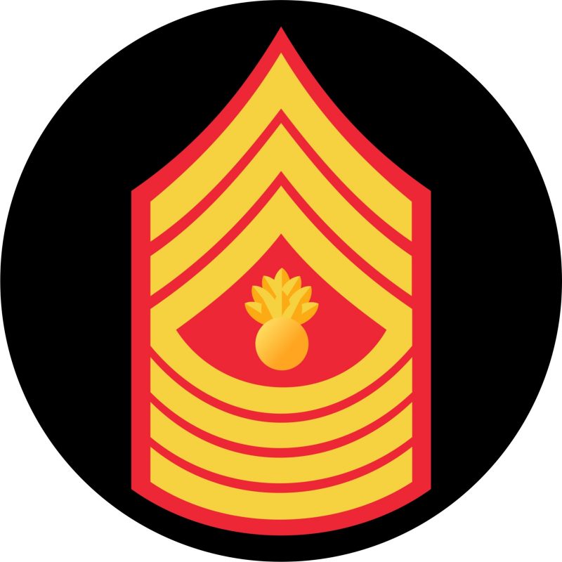 USMC Master Gunnery Sergeant Mouse Pad