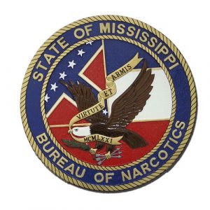 Mississippi Bureau of Narcotics Plaque