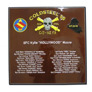 Coldsteel 56 Deployment Plaque