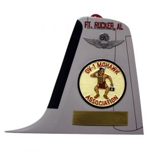 U.S. Army OV-1 Mohawk Tail Flash Plaque
