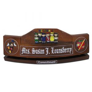 DOD Teachers Desk Nameplate Model 1