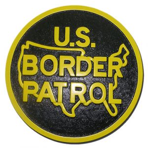 United States Border Patrol Seal Plaque