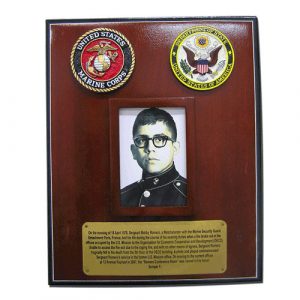 USMC Soldier Award Presentation Plaque