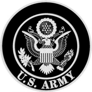 US Army Seal Cast Aluminum Plaque