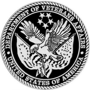 Department of Veteran Affairs Seal Cast Aluminum Plaque