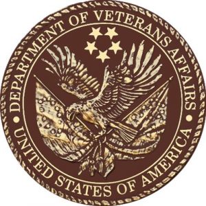 Department of Veteran Affairs Seal Cast Bronze Plaque