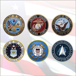 Military Branch Set 1" HDU 6 Pieces