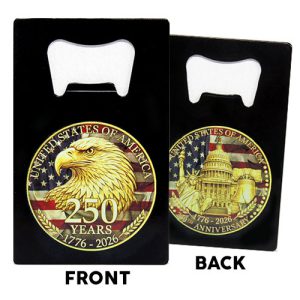 U.S. 250th Anniversary Metal Bottle Opener
